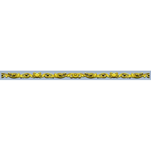 Ornamental Acanthus Border - STL 3D Model for CNC