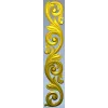 Acanthus Scroll STL 3D Model for CNC - Vertical Decorative Applique