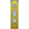 Ornate Vertical Panel STL - Decorative 3D Model for CNC