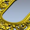 Ornate Vertical Panel STL - Decorative 3D Model for CNC