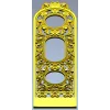 Ornate Vertical Panel STL - Decorative 3D Model for CNC