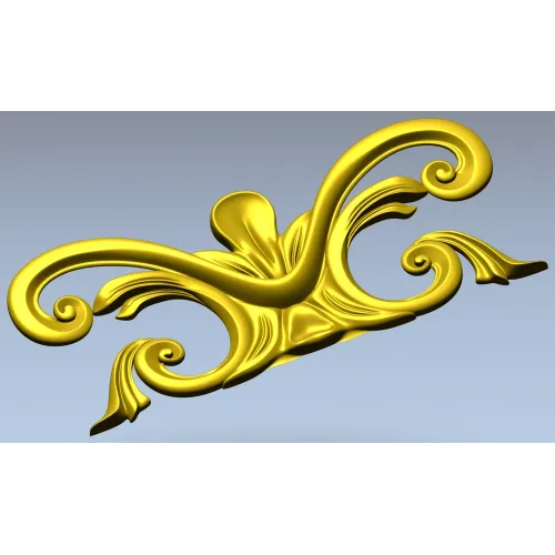 Рокайльный картуш для ЧПУ - 3D модель в формате STL