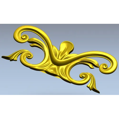 Рокайльный картуш для ЧПУ - 3D модель в формате STL