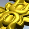 Вертикальный декоративный картуш STL для ЧПУ - 3D модель для фрезеровки