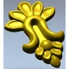 Флоральный картуш для ЧПУ - 3D модель STL для фрезера