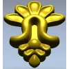 Флоральный картуш для ЧПУ - 3D модель STL для фрезера