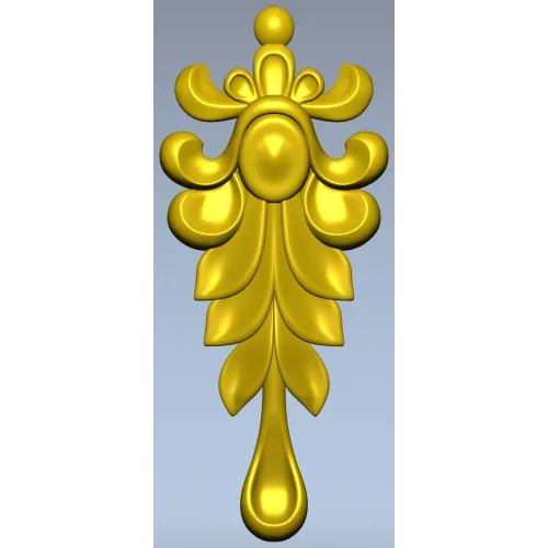 Regal Acanthus Drop - STL 3D Model