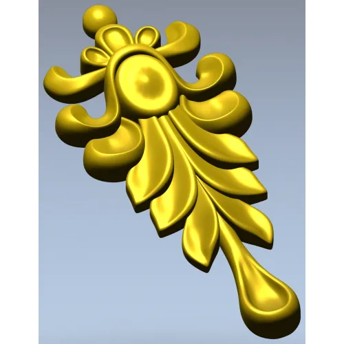 Regal Acanthus Drop - STL 3D Model