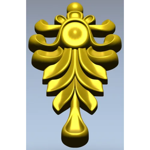 Regal Acanthus Drop - STL 3D Model