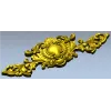 Рокайльный картуш в стиле акант - 3D модель STL для ЧПУ