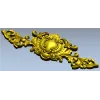 Рокайльный картуш в стиле акант - 3D модель STL для ЧПУ