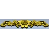 Резная аппликация с розой - 3D модель STL для ЧПУ