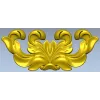 Рокайльная палметта - 3D модель STL для ЧПУ