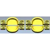 Meander Oval Pair - decorative STL 3D model for CNC