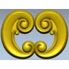Парные классические завитки - 3D модель STL для ЧПУ