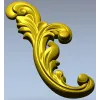 Acanthus Scroll STL 3D model for CNC carving