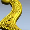 Классический кронштейн "Лира" - 3D модель STL для ЧПУ