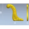 Классический кронштейн "Лира" - 3D модель STL для ЧПУ
