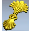 Ракушечный картуш для ЧПУ - STL модель декора
