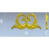 3D модель STL - картуш ампир для ЧПУ фрезера
