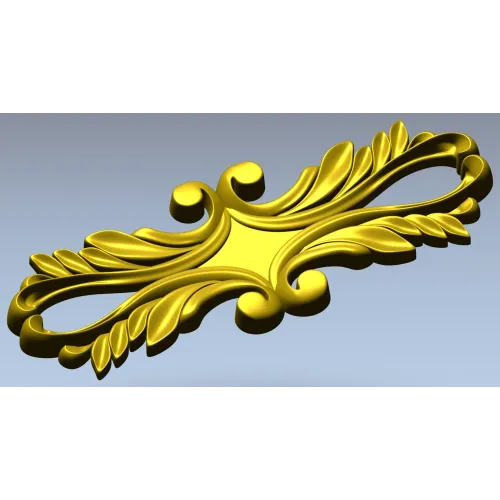 Акантовый картуш - 3D модель STL для ЧПУ
