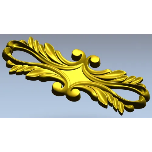 Акантовый картуш - 3D модель STL для ЧПУ