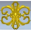 Aurelia Cartouche - ornate acanthus cartouche STL for CNC