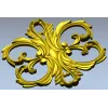 Aurelia Cartouche - ornate acanthus cartouche STL for CNC