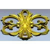 Aurelia Cartouche - ornate acanthus cartouche STL for CNC