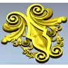 Рокайльный картуш - 3D модель STL для ЧПУ