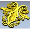 Рокайльный картуш - 3D модель STL для ЧПУ