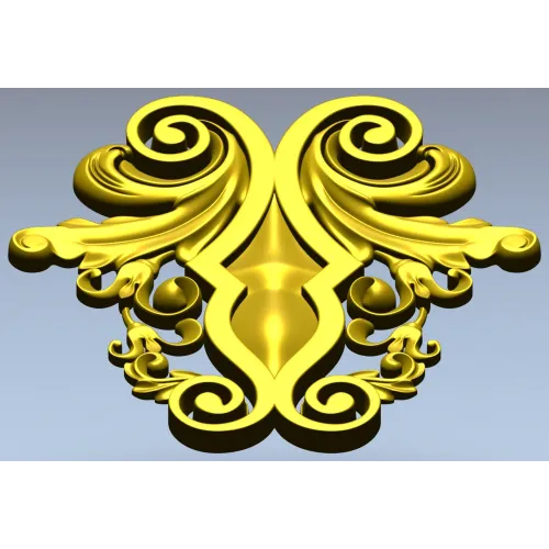 Рокайльный картуш - 3D модель STL для ЧПУ