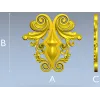 Рокайльный картуш - 3D модель STL для ЧПУ