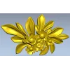 High-relief Floral Applique STL for CNC Milling