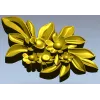 High-relief Floral Applique STL for CNC Milling