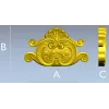 Rococo Shell Cartouche STL for CNC