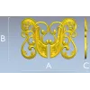 Rococo Floral Cartouche 3D model STL for CNC