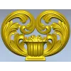 Вазон-акантовый картуш - stl модель для ЧПУ