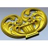 Вазон-акантовый картуш - stl модель для ЧПУ