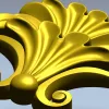 Веерный акант - 3D модель STL для ЧПУ