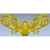 Рокайльный картуш "Ракушка" - 3D модель STL для ЧПУ