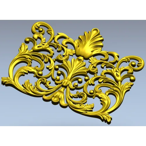 Акантовый картуш Лоренцо - 3D модель STL для ЧПУ