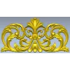 Royal Acanthus Cartouche - STL 3D model for CNC
