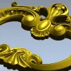 Рокайльный картуш - 3D модель STL для ЧПУ