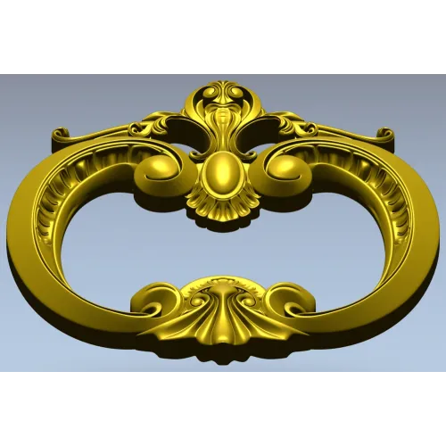 Рокайльный картуш - 3D модель STL для ЧПУ