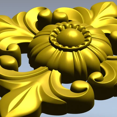 Розетка Флоренс - 3D модель STL для ЧПУ