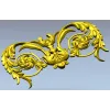 Rococo Floral Cartouche STL for CNC