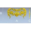 Rococo Floral Cartouche STL for CNC