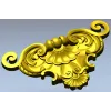 Baroque Shell Cartouche STL