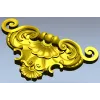 Baroque Shell Cartouche STL